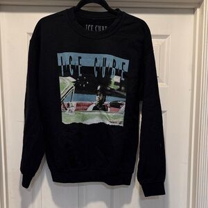 Ice Cube Crewneck Black Graphic Sweater